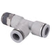 FT Pro 1/4" BSPT Male X 4MM OD Tee WPD4-02 - FluidAirFittings