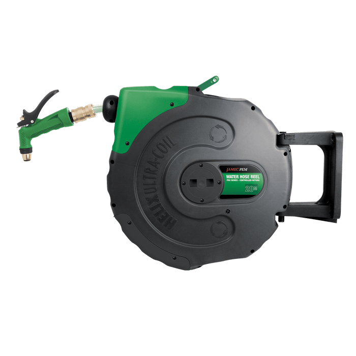 Jamec Pem Heavy Duty Water Hose Reel Complete with Hose 58.1045OS - FluidAirFittings