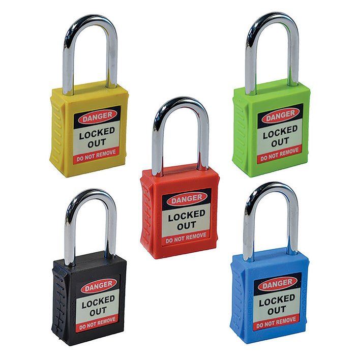 Safety Lockout Padlock LOK009-L - FluidAirFittings