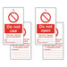 Pack of 10 Do Not Use Lockout Tags LOK073 - FluidAirFittings