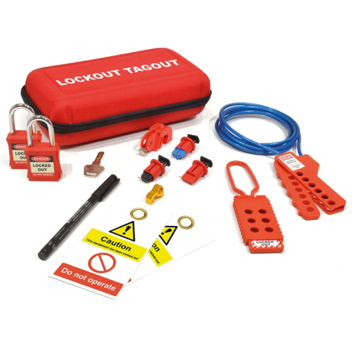 Maintenance Electrical Lockout Kit LOK230 - FluidAirFittings
