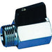 FT Pro 1/4" BSPP Male/Female Mini Ball Valve BE4003-04 - FluidAirFittings
