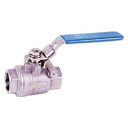 3" BSPP Female Two Piece Lever Ball Valve BE6200-48 - FluidAirFittings