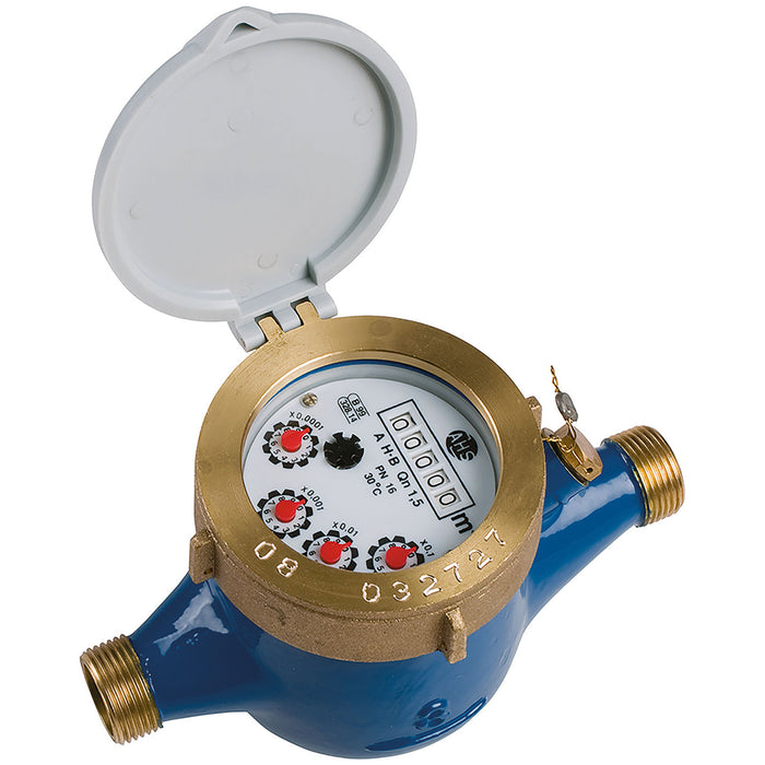 15mm Multi Jet Cold Water Meter BT-SDC15 - FluidAirFittings