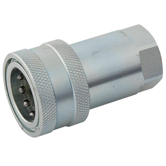 Holmbury 3/8" BSPP Female ISO-A Steel Coupling HISO-A06 - FluidAirFittings