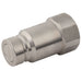 Holmbury 3/4" BSPP Female Flat Faced Plug HSS16M12GV - FluidAirFittings