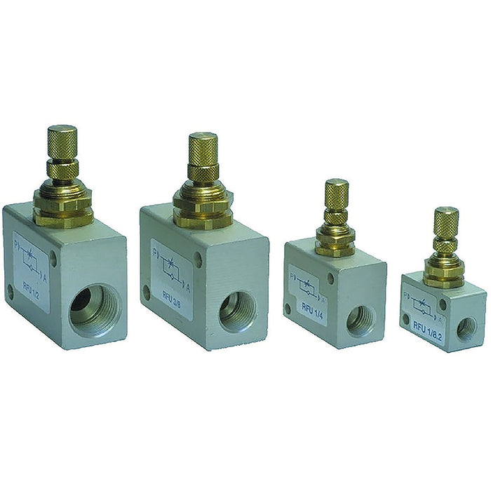 Aignep F/CNT Valve Uni REFVUNIFC02 BSPP FMET1/8 2538445 - FluidAirFittings