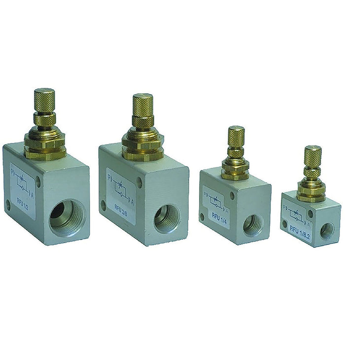 Aignep Flow Control Valves BIBSPP F Metric 1/4 2542093 - FluidAirFittings