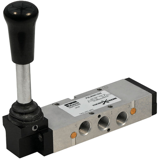 Parker 1/4" BSPP Female Lever Valve P2LBX61211 - FluidAirFittings