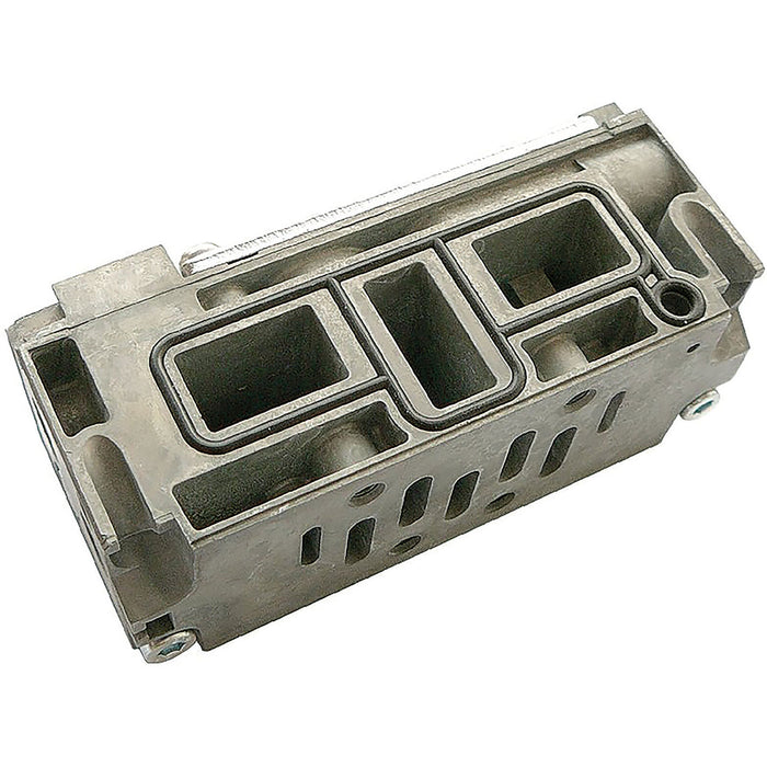Parker 3/8" BSPP Side Ported Manifold & End Plate P2N-FM513MD - FluidAirFittings