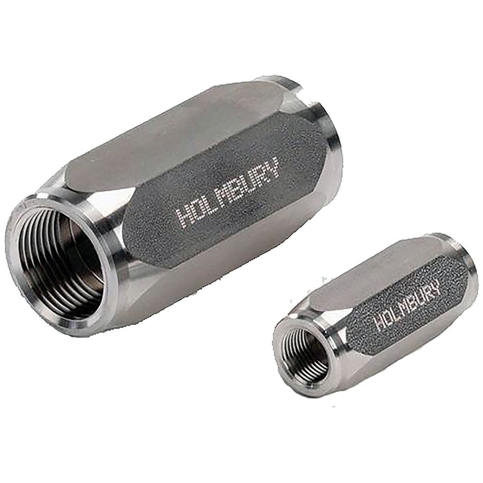 Holmbury 1/4" BSPP Female Check Valve SS CVS0604G04GV - FluidAirFittings