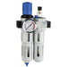 FT Pro 1/2" Filter/Reg & LUB, Auto-Drain DC401-04D - FluidAirFittings