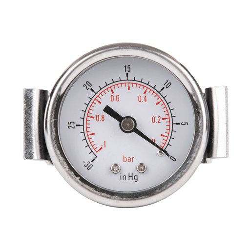 FT Pro 1/8" BSPT Male Vacuum Gauge GCVPM40/02 - FluidAirFittings