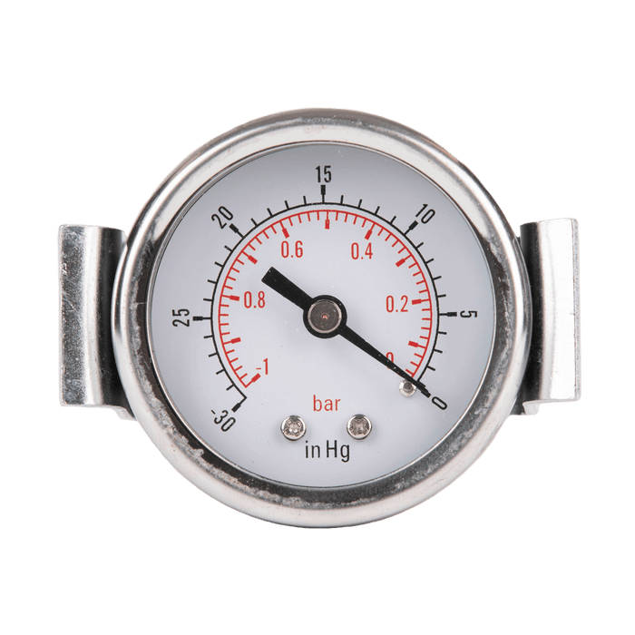 FT Pro 1/8" BSPT Male Vacuum Gauge GCVPM50/02 - FluidAirFittings