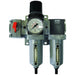 Parker 1/4" BSPP Female Filter + Regulator + Lubricator P31YN12GEBNTW - FluidAirFittings
