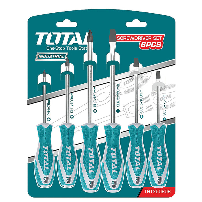 Total Tools 6PCS Screwdriver Set THT250606 - FluidAirFittings
