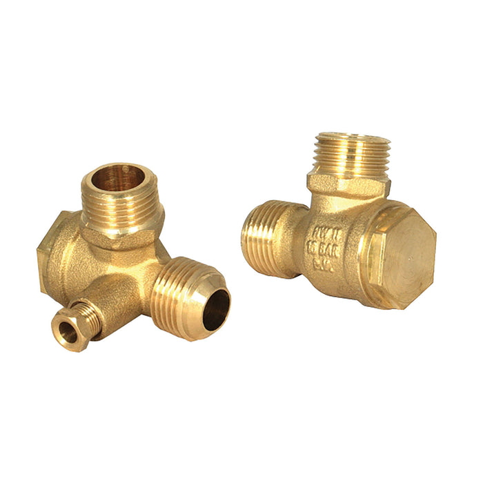 NUAIR 1/2" X 1/2" X 1/8" Non Return Valve S-9048052 - FluidAirFittings