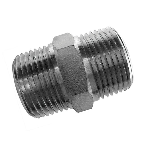 NICKEL 1/4" NPT X1/4" NPT ML EQUAL CONN ECN04/04NP - FluidAirFittings