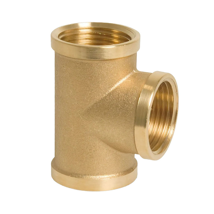 Equal Tee BSPP/Metric BSPP Female Thread 3 FET48 - FluidAirFittings