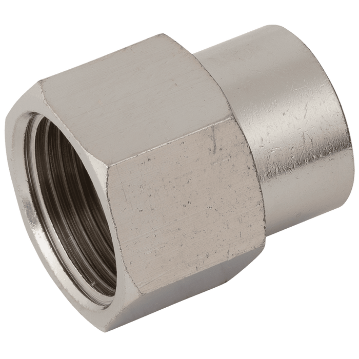 FT Pro 1/2" X 3/8" BSPP Female Reducing Socket FFR08/06NP - FluidAirFittings
