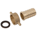 FT Pro 3/4" BSPP Female Lugged Nut X 1/2" Hose Tail LF12/08 - FluidAirFittings