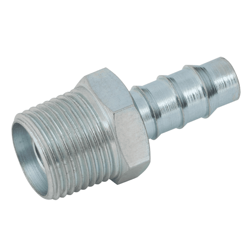 FT Pro 1/4" BSPT Male Swivel X 1/4" Hose Tail MH04/04S - FluidAirFittings