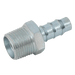 FT Pro 1/4" BSPT Male Swivel X 1/4" Hose Tail MH04/04S - FluidAirFittings
