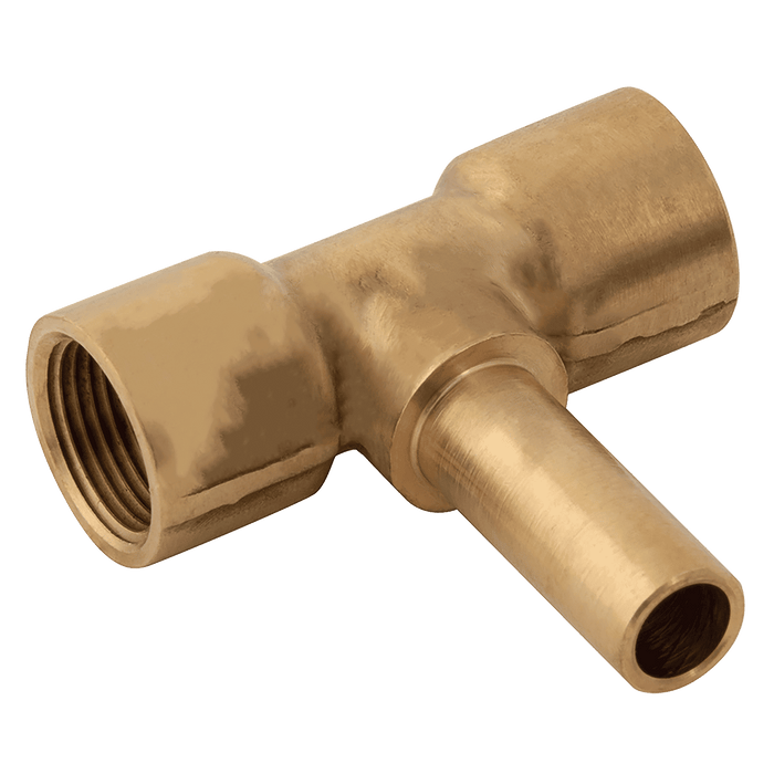 FT Pro 1/4" OD Stem Centre Leg T (34033903) CITS04 - FluidAirFittings