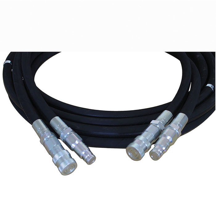 FT Pro - BH08-08Q08P-9 Flat Face Quick Release Coupling 9 MTRS Breaker H Oses - FluidAirFittings
