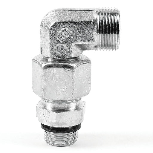 Parker 1/2" BSPP Male X 15MM OD EO Adjustable Elbow EW15LREDCF - FluidAirFittings