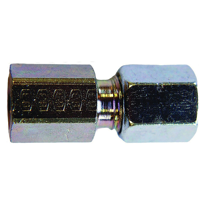 Parker EO 3/8" BSPP Female Female Connector 24° Cone End GAI12SRCF - FluidAirFittings
