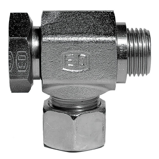 Parker 1/4" BSPP Male X 10MM OD EO Banjo Elbow WH10LRCF - FluidAirFittings