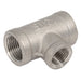 FT Pro 2" BSPP X 1.1/4" BSPP Branch Reducing Tee SSFUT322032 - FluidAirFittings