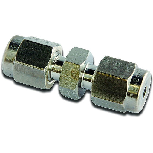 Parker A-LOK 1/4" Tube OD Imperial Straight Union 4SC4-316 - FluidAirFittings