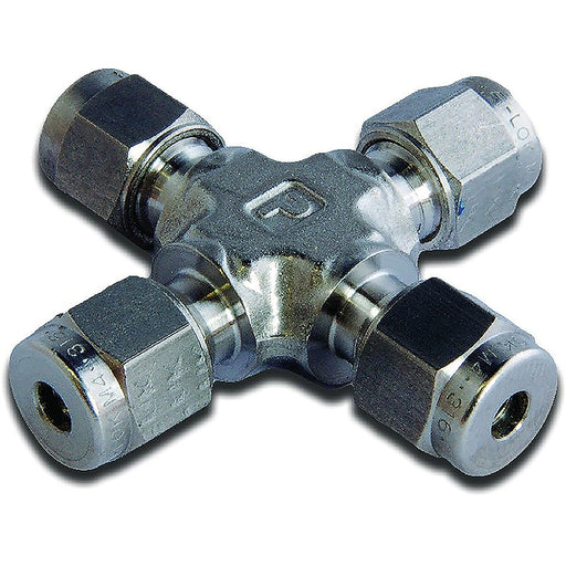 Parker A-LOK 12MM Tube OD Metric Equal Union Cross ECRM12-316 - FluidAirFittings