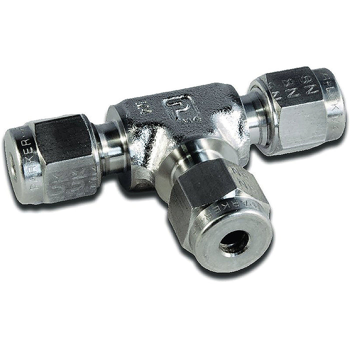 Parker A-LOK 10MM Tube OD Metric Equal Tee ETM10-316 - FluidAirFittings