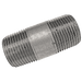 1.1/4 BSPT X 1.1/4 BSPT Galvanised BARRELL Nipple-Length 60MM GBEC20 - FluidAirFittings