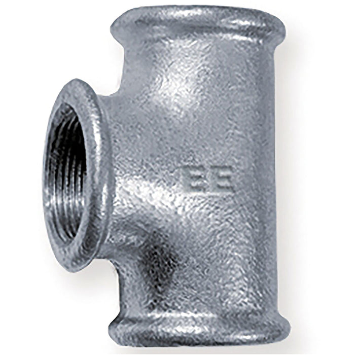 1/8 BSP Galvanised Female Equal Tee GFET02 - FluidAirFittings