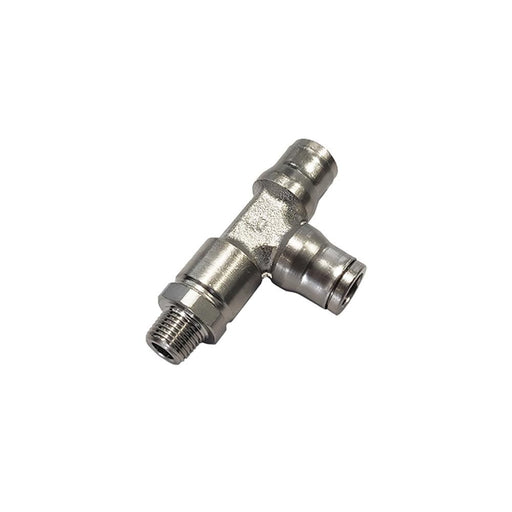Parker Legris 14MM X 1/2" BSPT Male Stud Run Tee LEGRIS Push-In Fitting LE-3603 14 21 - FluidAirFittings