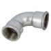 EE Galvanised Short Bend 1/2" BSP Equal Female EE-MI2A-12 - FluidAirFittings