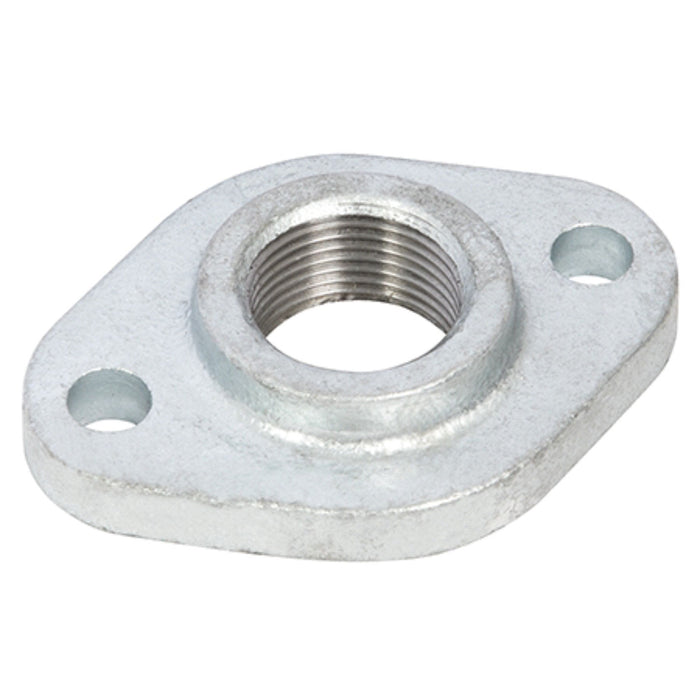 EE Galvanised Screwed Flange with 2 Bolt Holes 3/4" BSP EE-MI326-34 - FluidAirFittings