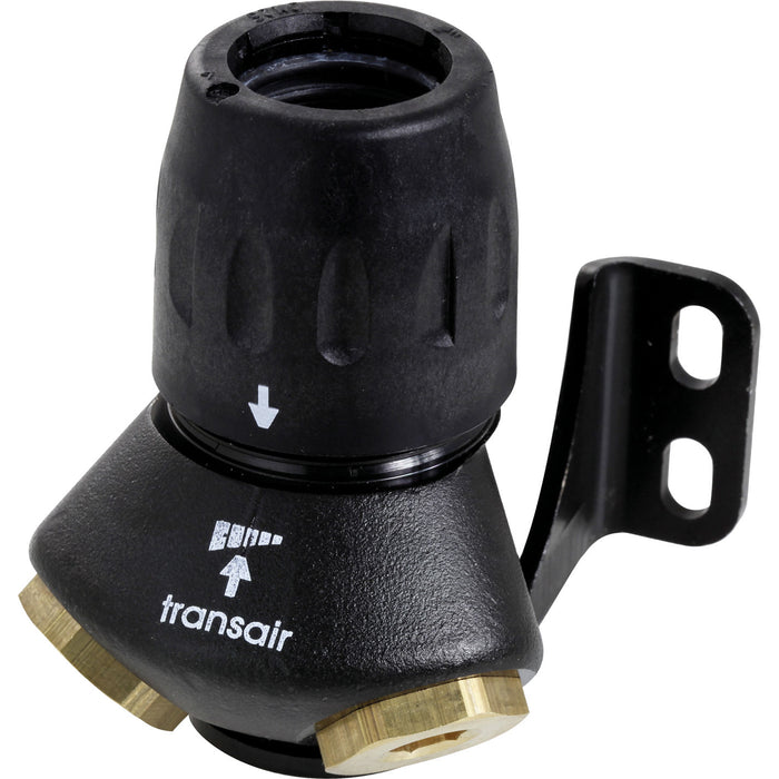 Parker Transair Wall Bracket 2 Port 45 25MM Tube X 1/2" BSPP Female Outlet 6682.25.21 - FluidAirFittings