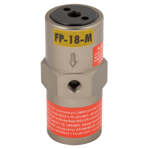 Vibtec 1/8" BSPP Model Fp Pneumatic Piston Vibrator FP18M - FluidAirFittings