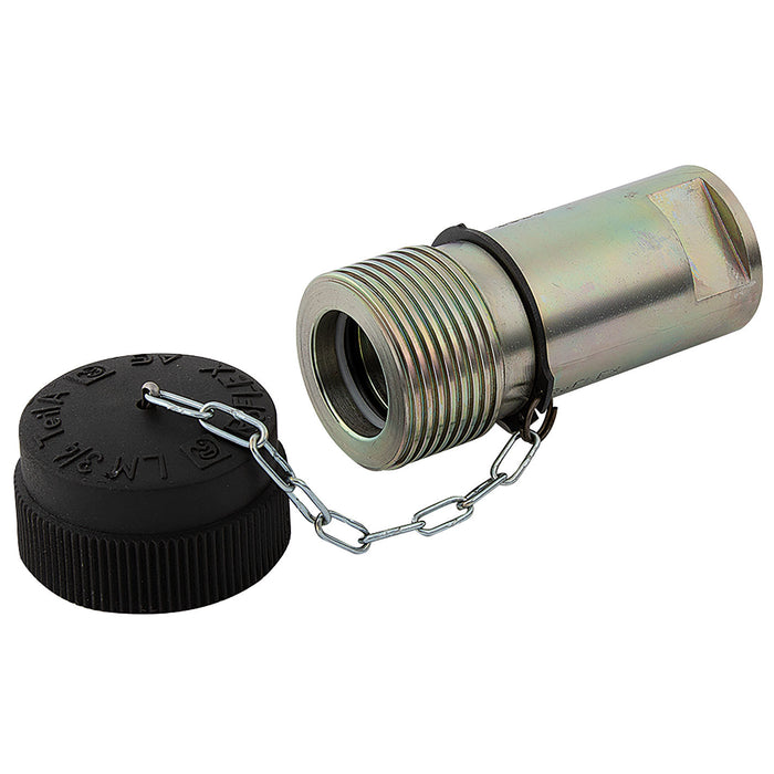 Holmbury 1/2" BSPP Female Hydraulic Quick Release Plug HSC12-M-08G - FluidAirFittings