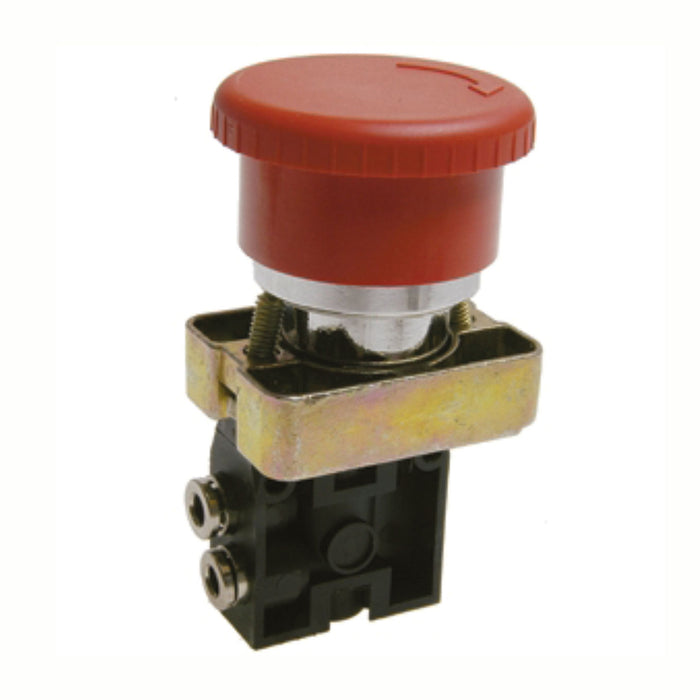 Pneumax Palm Pushbutton 2 Position La TERAL Conn No 104.32.6.25.LA - FluidAirFittings