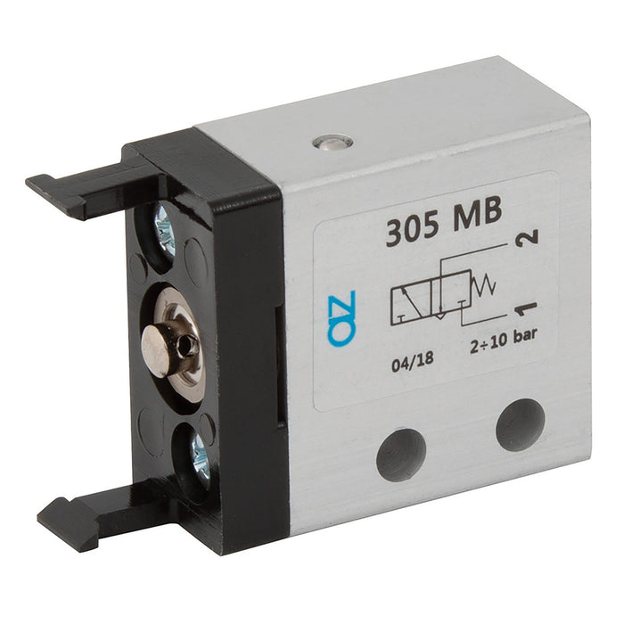 AZ Pneumatica M5 Metric Female Spool Valve 305MB - FluidAirFittings