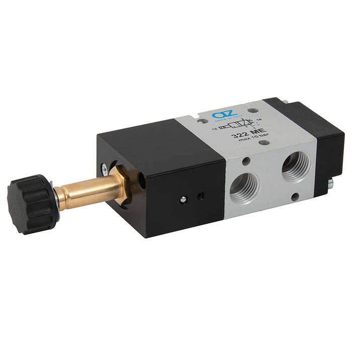 AZ Pneumatica 1/8" BSPP Female Solenoid Valve 321ME - FluidAirFittings