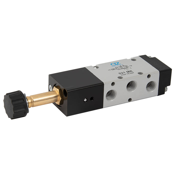 AZ Pneumatica 1/8" BSPP Female Solenoid Valve 521ME - FluidAirFittings