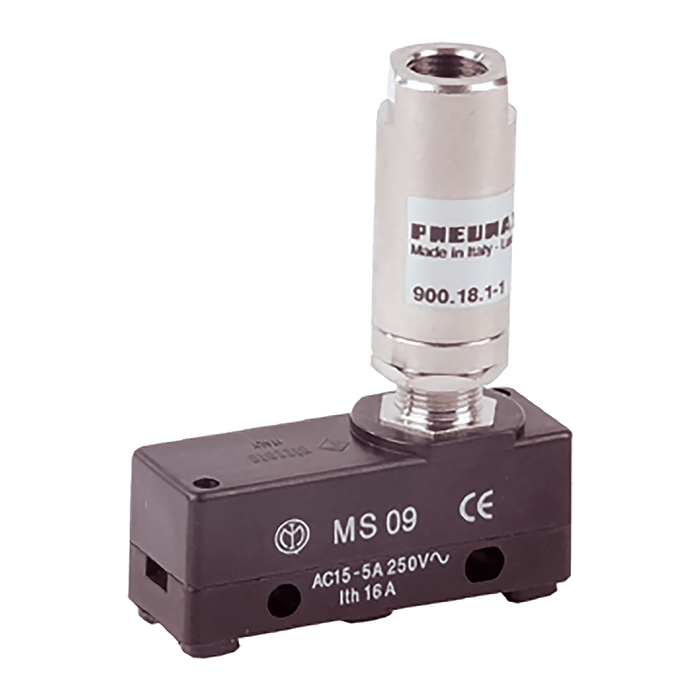 Pneumax 18" BSPP Female Pressure Switch N/C 900.18.1/1-4 - FluidAirFittings