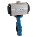 Haitima 4" PN16 L+T Butterfly Valve FW Ss/NBR Single Acting Actuator HSA 2014LB 12 - FluidAirFittings
